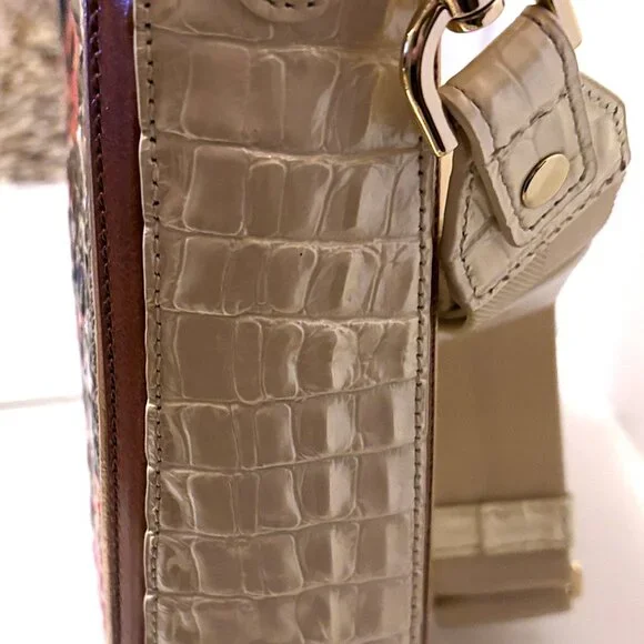 Brahmin x Coco Michele Small Leia - Ivory Chosen Crossbody - Picture 5 of 6